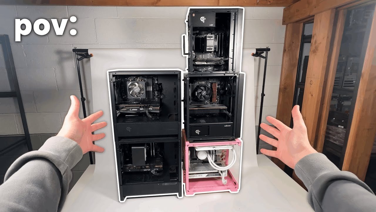 pov: building 5 gaming pcs