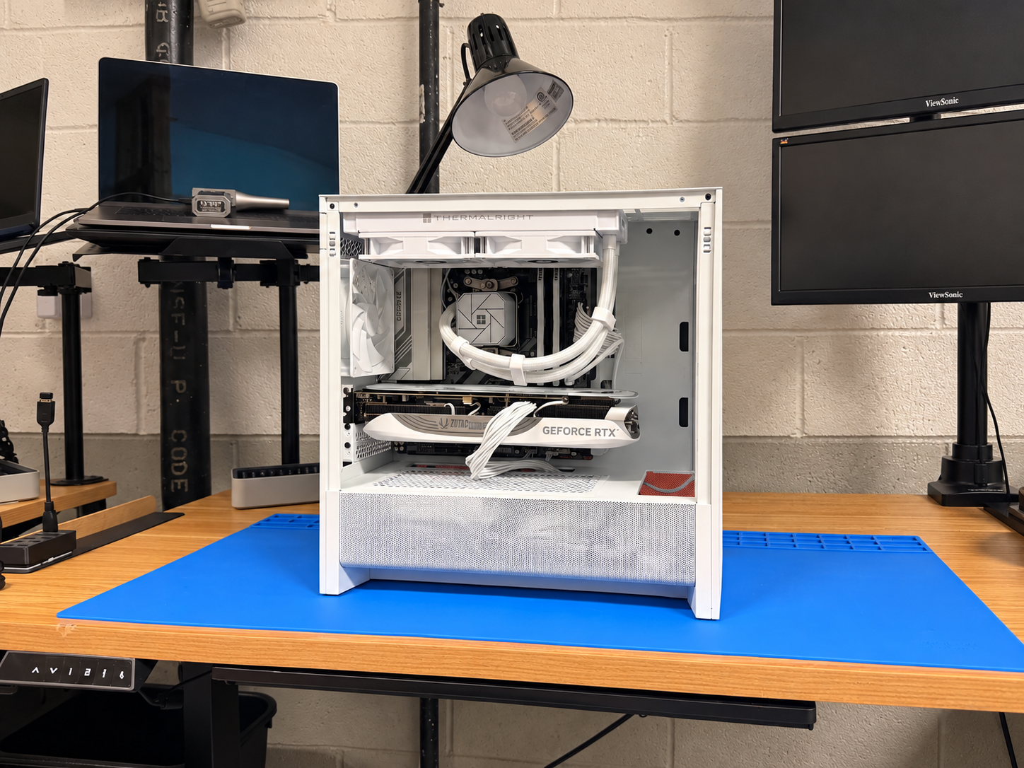 A PC on our workbench in New York City